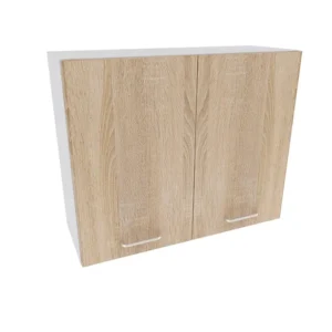 Corp superior bucatarie Domino, stejar sonoma + alb, 60 x 32.1 x 65 cm, 1C